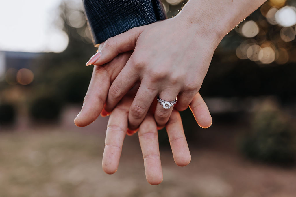 Nashville elopement photographer captures couple holding hands