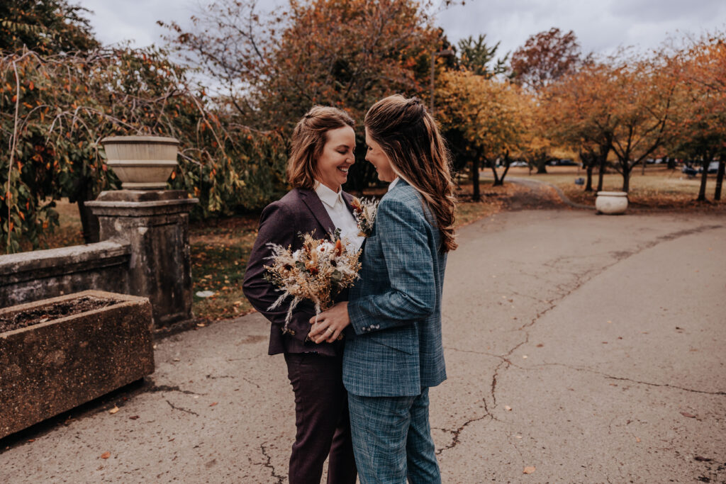 Destination wedding photographer captures couple embracing after Nashville wedding