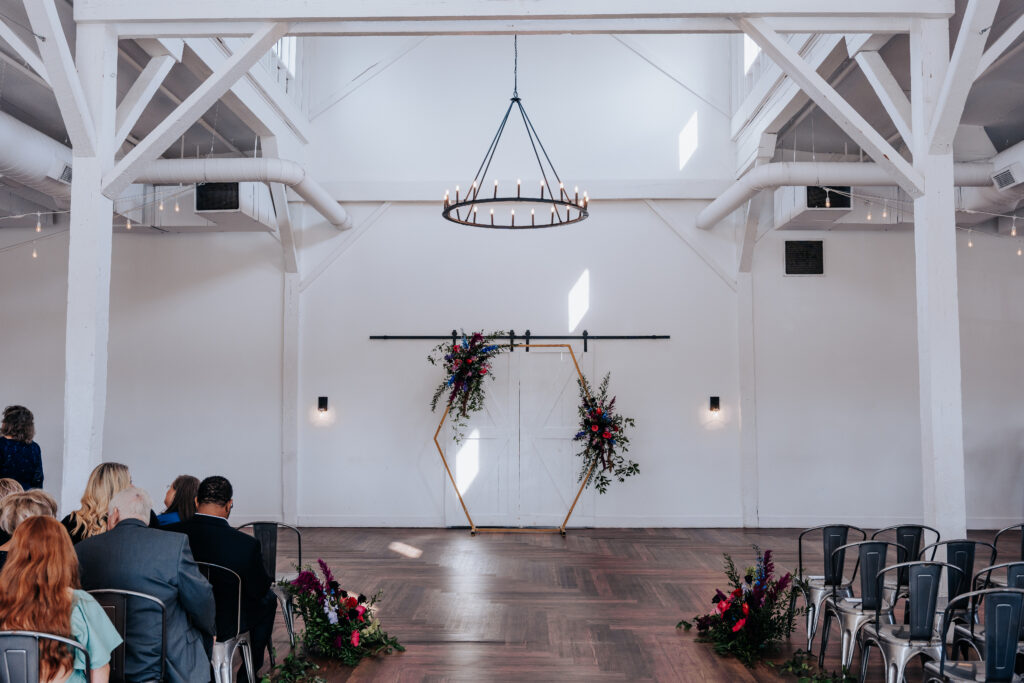 Destination Wedding Photographer captures indoor aspect of 14Tenn wedding venue in Nashville